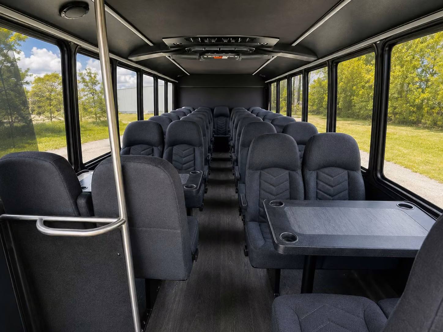 20 passenger minibus interior