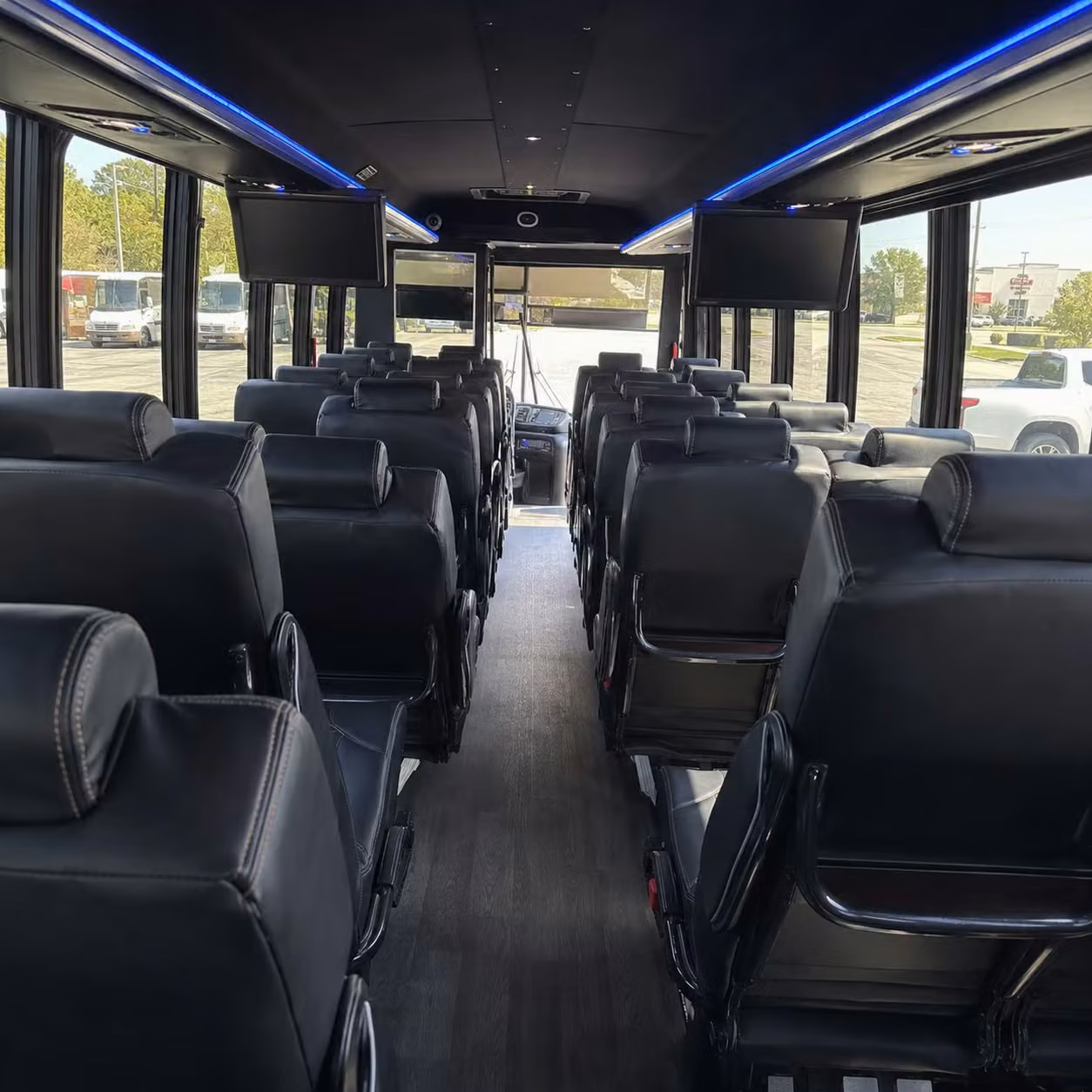 25 passenger minibus inside
