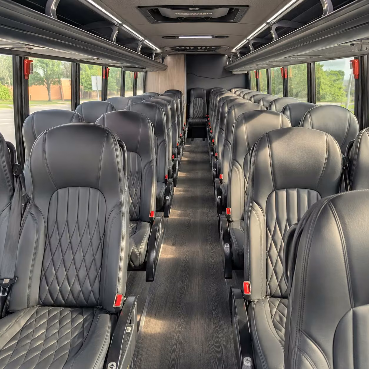 30 passenger minibus interior