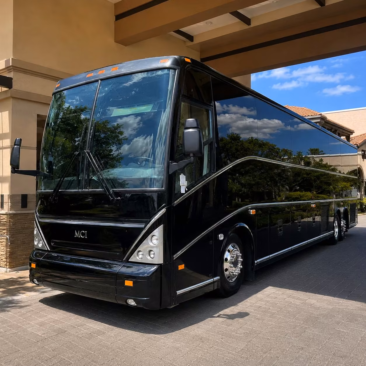 a denver wedding shuttle bus makes the big day run smoothly
